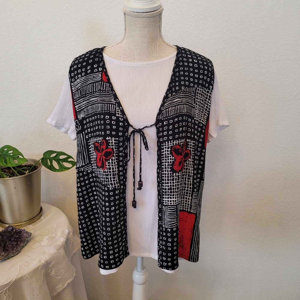 Fritz California Vintage Blouse Size Medium